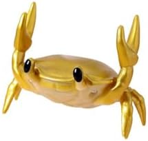 Golden Yellow Crab Pen Holder Cute Yellow Crab Storage Creative Pen Holder Heavy-Lifting Golden Crab Stationery Gifts Desk Supplies Office Table Storage(golden)