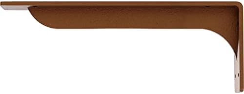 Ekena Millwork BKTM02X14X05EBHCO Steel Bracket Embrey, 2"W x 14"D x 5 1/4"H, Hammered Copper