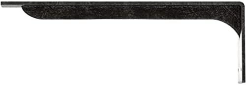 2" W x 18" D x 6 1/2" H Embrey Steel Bracket, Antiqued Silver