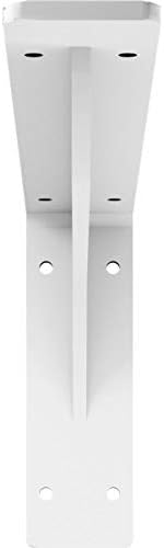 Ekena Millwork BKTM02X16X06EBPWH Steel Bracket Embrey, 2"W x 16"D x 6 1/2"H, White Primer