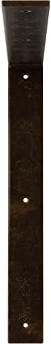 2" W x 16" D x 16" H Hamilton Steel Bracket, Antiqued Bronze