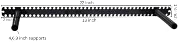 Floating Shelf Brackets - Sheppard Brackets - Easy Install - Heavy Duty (22 inch with Build Kit)