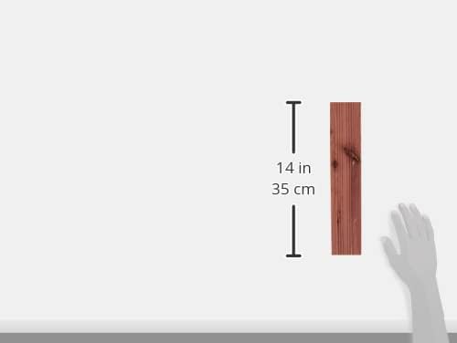 Household Essentials 5‑Piece Cedar Fresh Cedar Drawer Liners, Smooth and Milled Siding