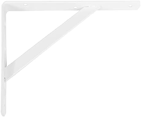 Amig - Wall Shelves | Corner for Shelves | Shelf Bracket | Steel | Color White | Measurement: 9´82" x 5´9" | Maximum Rec