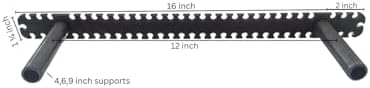 Floating Shelf Brackets - Sheppard Brackets - Easy Install - Heavy Duty (16 inch with Build Kit)