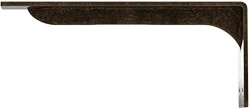 2" W x 14" D x 5 1/4" H Embrey Steel Bracket, Antiqued Pale Gold