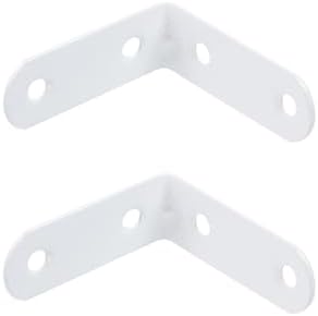 Coshar 80 Pcs Small Right Angle Bracket Corner Brace L Shape Shelf Bracket