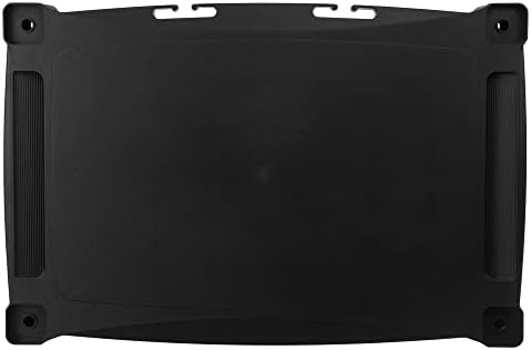 Kantek Wide Deluxe Two-Level Monitor Stand With Drawer, 20" X 13.25" X 3" To 6.5", Black, Supports 50 Lbs
