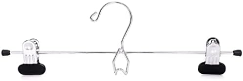 Quality Hangers Chrome Add-on Skirt/Slack Hanger, (96)