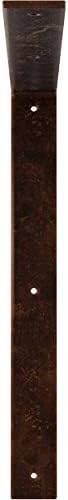 2" W x 18" D x 18" H Hamilton Steel Bracket, Antiqued Copper