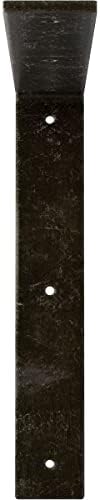 2" W x 12" D x 12" H Hamilton Steel Bracket, Antiqued Warm Silver