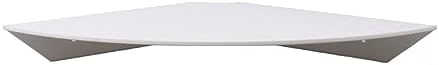 Corner Shelf, Set of 2 Wall Mount Corner Shelf Organizer Acrylic Wall Storage Display Shelves for Living Room Bedroom Ba