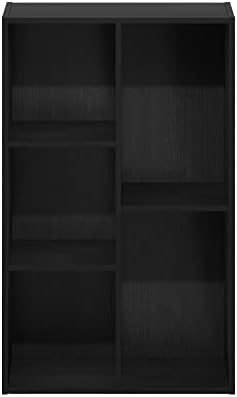 Furinno LUDER Book Shelf, 5-Cube Bookshelf, Easy Assembly Bookcase with Open Shelves, 9.4 x 19.7 x 31.5, for Living Room