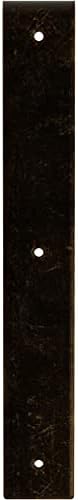 2" W x 14" D x 14" H Hamilton Steel Bracket, Antiqued Brass