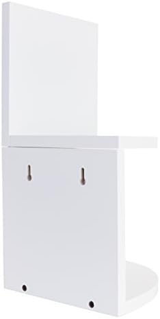 kieragrace Priva Corner Wall Shelf - Set of 2, White, 7.75" x 7.75"