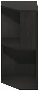 Furinno ECON Corner Shelf, 2-Tier Corner Book Shelf, Standing Storage Shelves, Cube Display Rack, Bookshelf, for Organiz