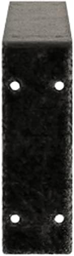 Ekena Millwork BKTM02X20X06EBAPW Steel Bracket Embrey, 2" W x 20" D x 6 1/2" H, Antiqued Pewter