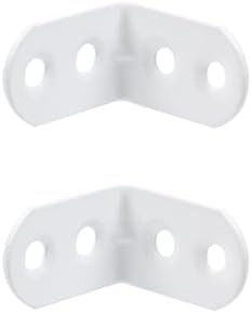 Coshar 40pcs Iron Small Bracket L Brackets Heavy Duty Bracket (29x29x18mm)