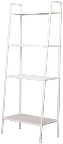 Book Ladder Shelf,4-Tier Ladder Shelf Bookcase Storage Flower Shelf Display Shelf，White