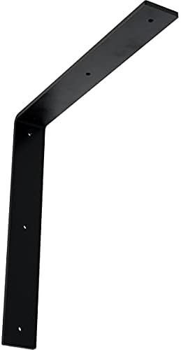 2" W x 14" D x 14" H Hamilton Steel Bracket, Powder Coated Black