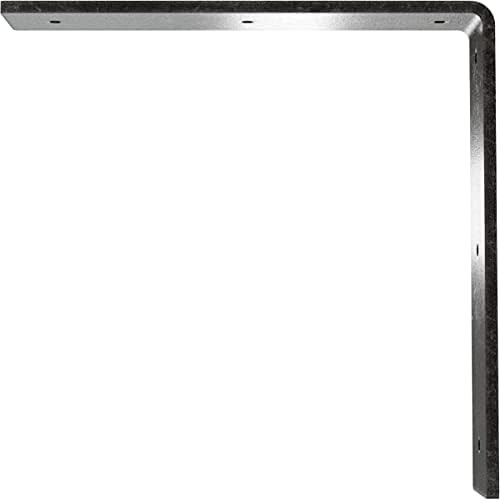 2" W x 10" D x 10" H Hamilton Steel Bracket, Antiqued Silver