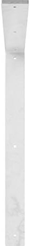 2"W x 20"D x 20"H Hamilton Steel Bracket, Hammered White