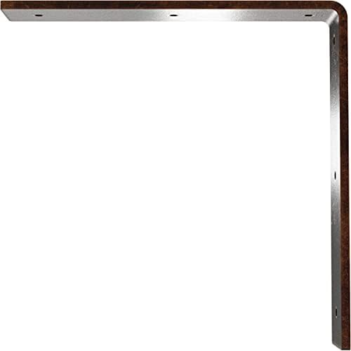 2" W x 10" D x 10" H Hamilton Steel Bracket, Antiqued Copper