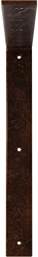 2" W x 16" D x 16" H Hamilton Steel Bracket, Antiqued Copper
