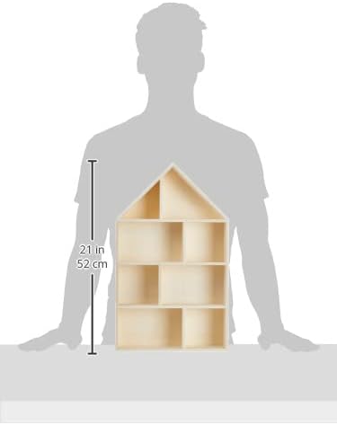Rayher Wooden House Floating Shelf