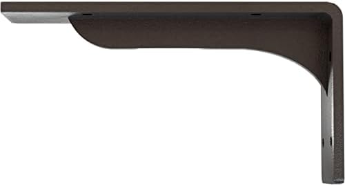 Ekena Millwork BKTM02X08X04EBHGY Steel Bracket Embrey, 2"W x 8"D x 4 1/4"H, Hammered Gray