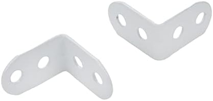 Coshar 20 Pcs Small Right Angle Bracket Corner Brace L Shape Shelf Bracket