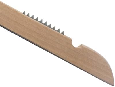 NAHANCO Wooden Shirt Hanger, 17" - Ashwood w/Gunmetal Hook (Pack of 25)