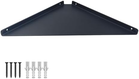 Corner Shelf, 3.0mm Aluminum Alloy Corner Shelf Wall Mounted, for Bathrooms,Offices, Bedrooms,Kitchens,Dorm Rooms and Li