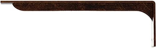 Ekena Millwork BKTM02X20X06EBACO Steel Bracket Embrey, 2" W x 20" D x 6 1/2" H, Antiqued Copper