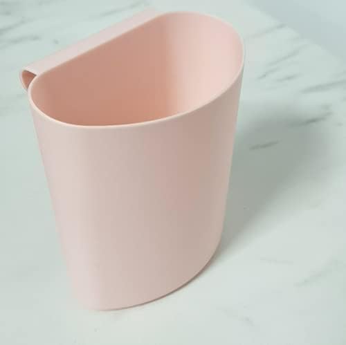 4Pcs Hanging Cup Holder,Rolling Cart Accessories,Plant Containers,Hanging Flower Pots,Space Saver,Storage Bucket,Pencil Holder,Make Up Pencil Holder Office,Kitchen Wall Organizer Decor (Pink) | Storage Baskets,Plant Containers & Storage Buckets,Space S...