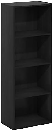 4-Tier Bookcase, Cube Bookshelf, Book Shelf, Cube Storage Organizer with Open Shelves, 9.3 x 15.6 x 41.7, for Living Roo