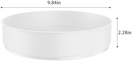 VAEHOLD Lazy Susan Turntable Spice Rack Organizer for Kitchen Cabinet, Storage Tray for Fruit, Snacks, Salad - Organizer