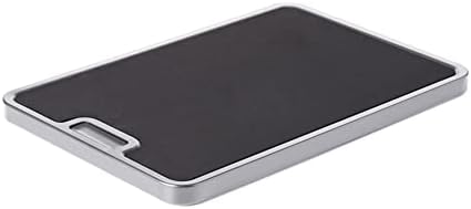 Nifty Medium Appliance Rolling Tray - Silver, Home Kitchen Counter Organizer, Integrated Rolling System, Non-Slip Pad To