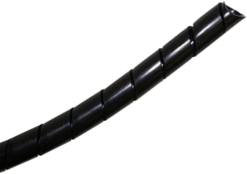 Kable Kontrol Vortex Spiral Cable Wrap - 3/8” Inch 100’ Feet Long - Hose Protector Flexible Polyethylene Wire Conduit Tu