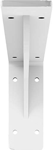 Ekena Millwork BKTM02X14X05EBPWH Steel Bracket Embrey, 2"W x 14"D x 5 1/4"H, White Primer