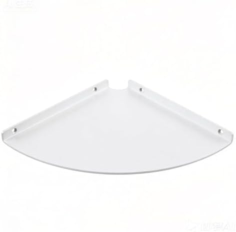 11 Inch Corner Shelf - Heavy Duty 3.0mm Aluminum Alloy Wall Mounted Floating Shelf for Bathroom, Kitchen, Living Room, O