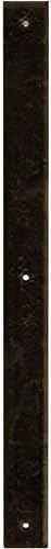 2" W x 24" D x 24" H Hamilton Steel Bracket, Antiqued Pale Gold