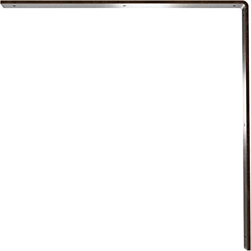 2" W x 20" D x 20" H Hamilton Steel Bracket, Antiqued Bronze