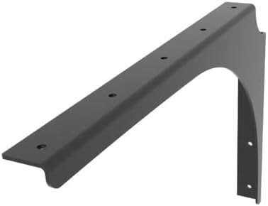 Iron Supports Universal Heavy-Duty Commercial Bracket - Industrial Support Brackets - Steel Mounting Bracket for Shelves