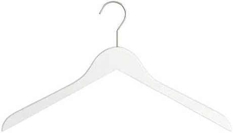 Wenko Paris White-Clothes Hanger, Wood, 1.2 x 44 x 25 cm