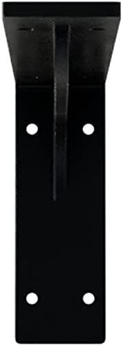 Ekena Millwork BKTM02X14X05EBPBL Steel Bracket Embrey, 2" W x 14" D x 5 1/4" H, Powder Coated Black