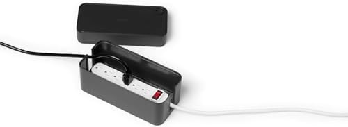 Durable, Cable Management Box, Graphite, Small