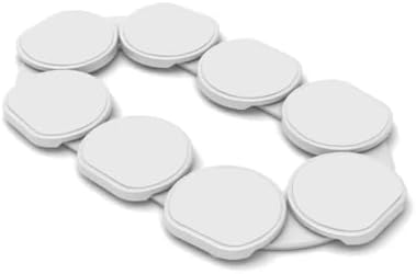 White- The Lazy Susan Revolution - The First Patented Lazy Susan Turntable Expandable for Rectangular & Oblong Tables - 