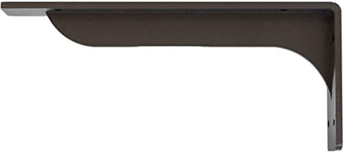 Ekena Millwork BKTM02X12X05EBHGY Steel Bracket Embrey, 2"W x 12"D x 5 1/4"H, Hammered Gray