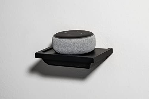 Small Floating Wall Shelf, Mini 4 x 6 in, Black - 1 Pack
